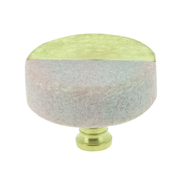 bouton-rond-marbre-rose-laiton-martele-B0714-0