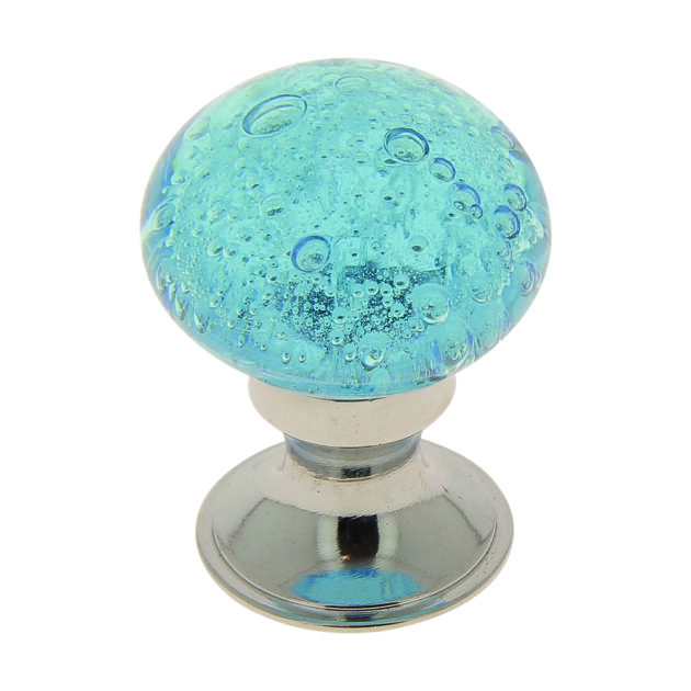 bouton-verre-metal-bleu-chrome-B0387-6-4