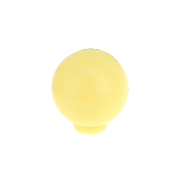 bouton-boule-plastique-jaune-B0067-9