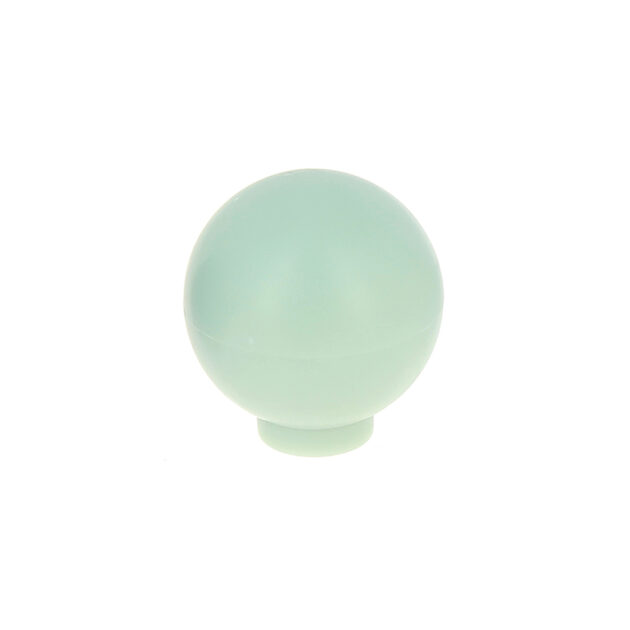 bouton-boule-plastique-vert-clair-B0067-8