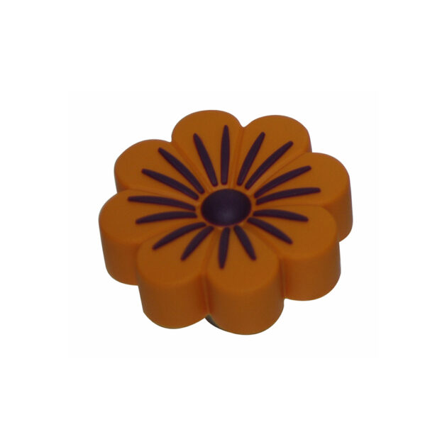 bouton-butee-resine-gomme-fleur-orange-BU229-68