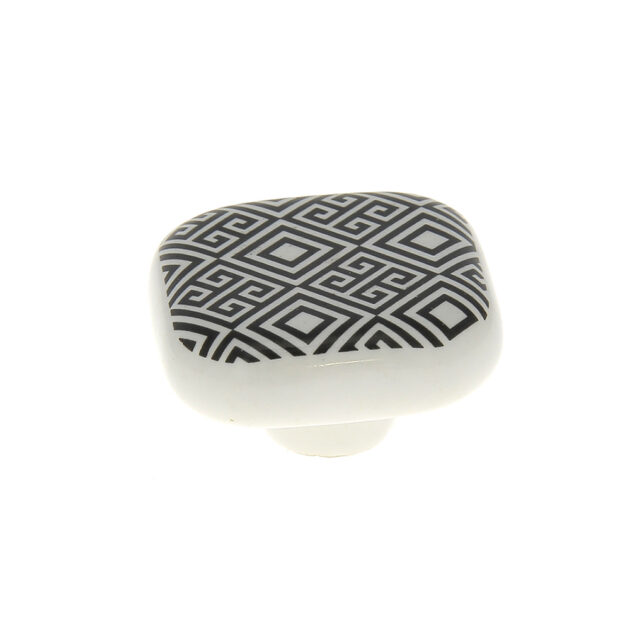 bouton-ceramique-carre-motif-carreau-ciment-geometrie-noir-B0546