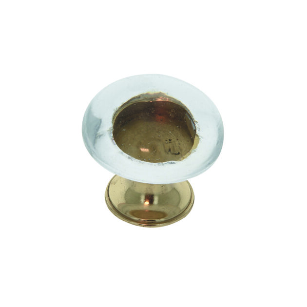 bouton-champignon-verre-transparent-base-dore-B0441-T51