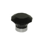 bouton-cone-facettes-verre noir-B0445-10