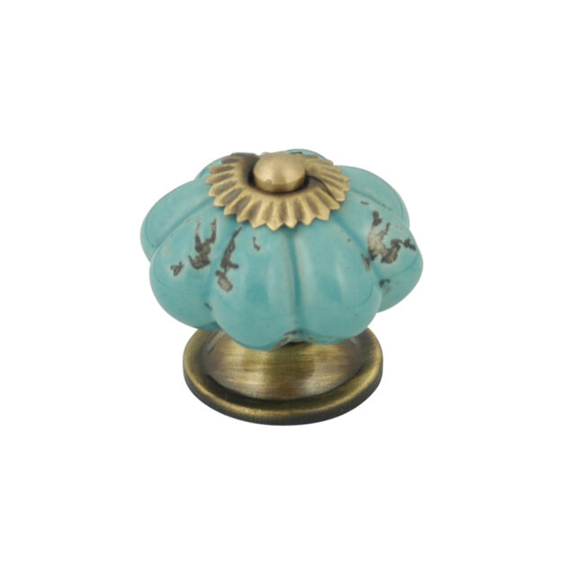 bouton-fleur-porcelaine-antique-turquoise-B0455-46
