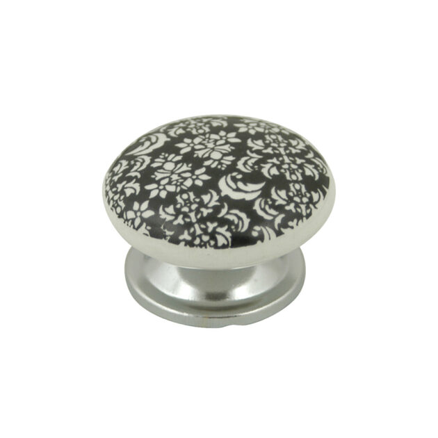bouton-rond-plat-porcelaine-motif-noir-base-nickele-B0462-10